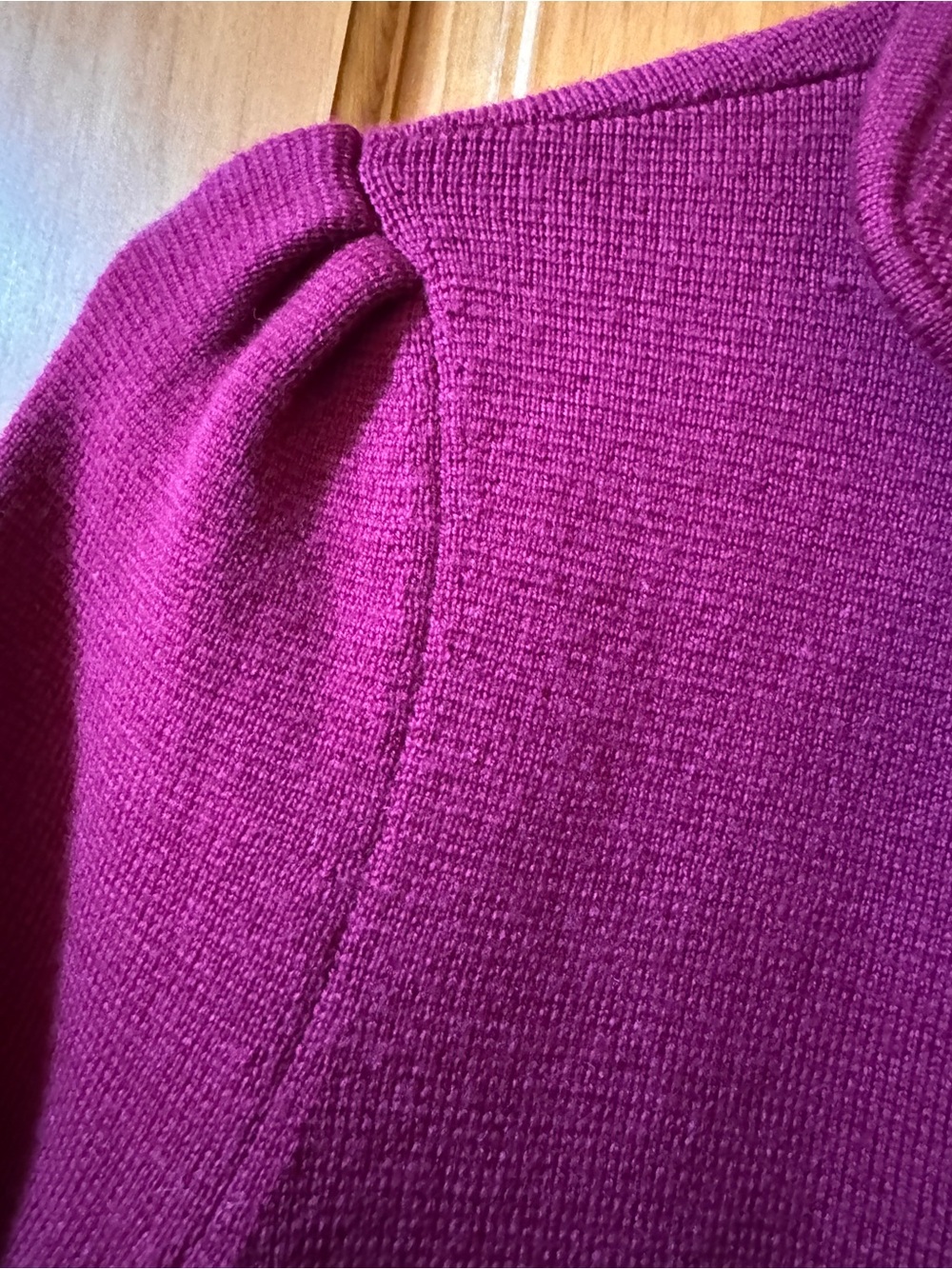 Talbots Raspberry Knit Blazer Jacket - Picture 4 of 7